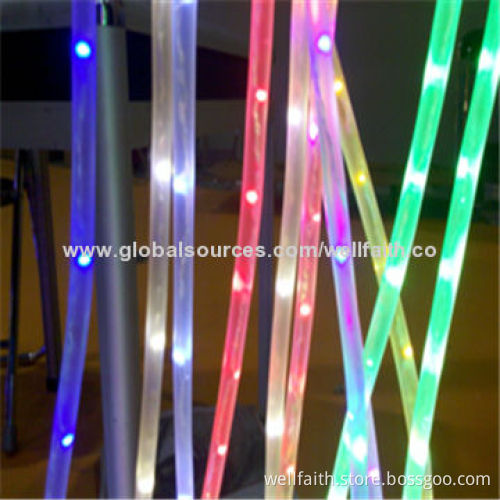 Christmas Decorated PVC Rope String Light with Multicolor Light, OEM and ODM Orders Welcomed